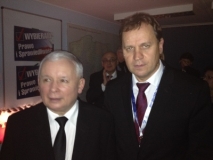 Lider AWPL z prezesem Prawa i Sprawiedliwości Jarosławem Kaczyńskim